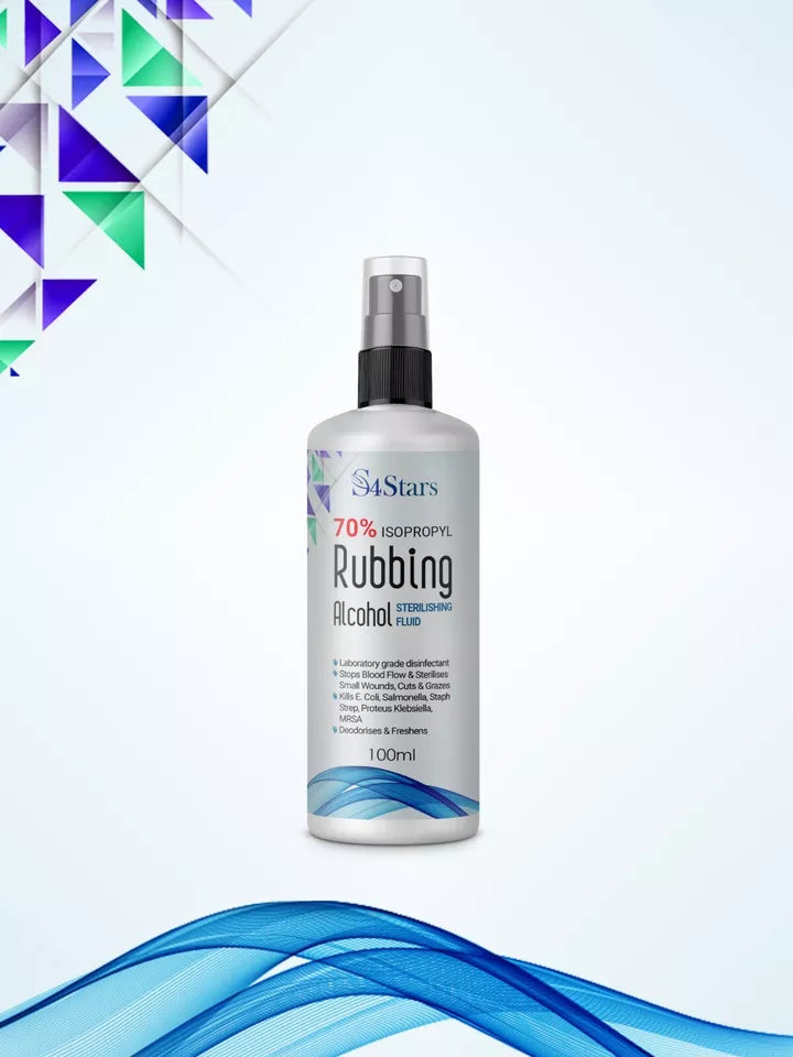 S4STARS 70% RUBBING ALCOHOL FOR LABORATORY PURPOSES AND SANITIZATION PROCEDURES