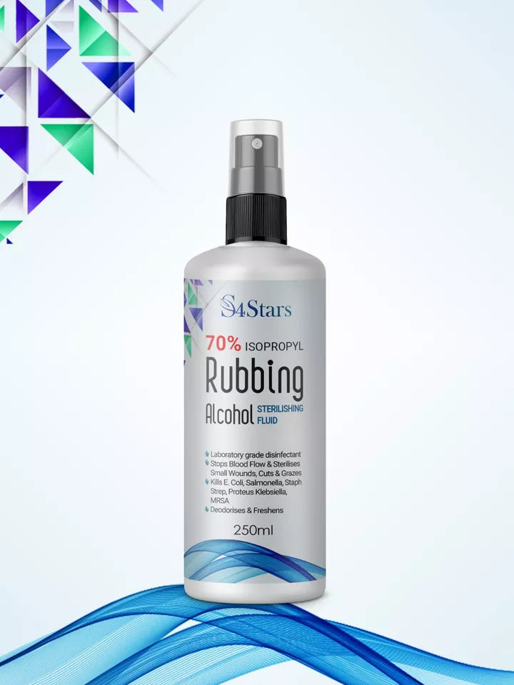 S4STARS 70% RUBBING ALCOHOL FOR LABORATORY PURPOSES AND SANITIZATION PROCEDURES