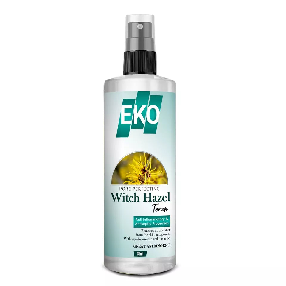 EKO WITCH HAZEL FOR ASTRINGENT AND SOOTHING PROPERTIES 30ML SPRAY FAST DELIVERY