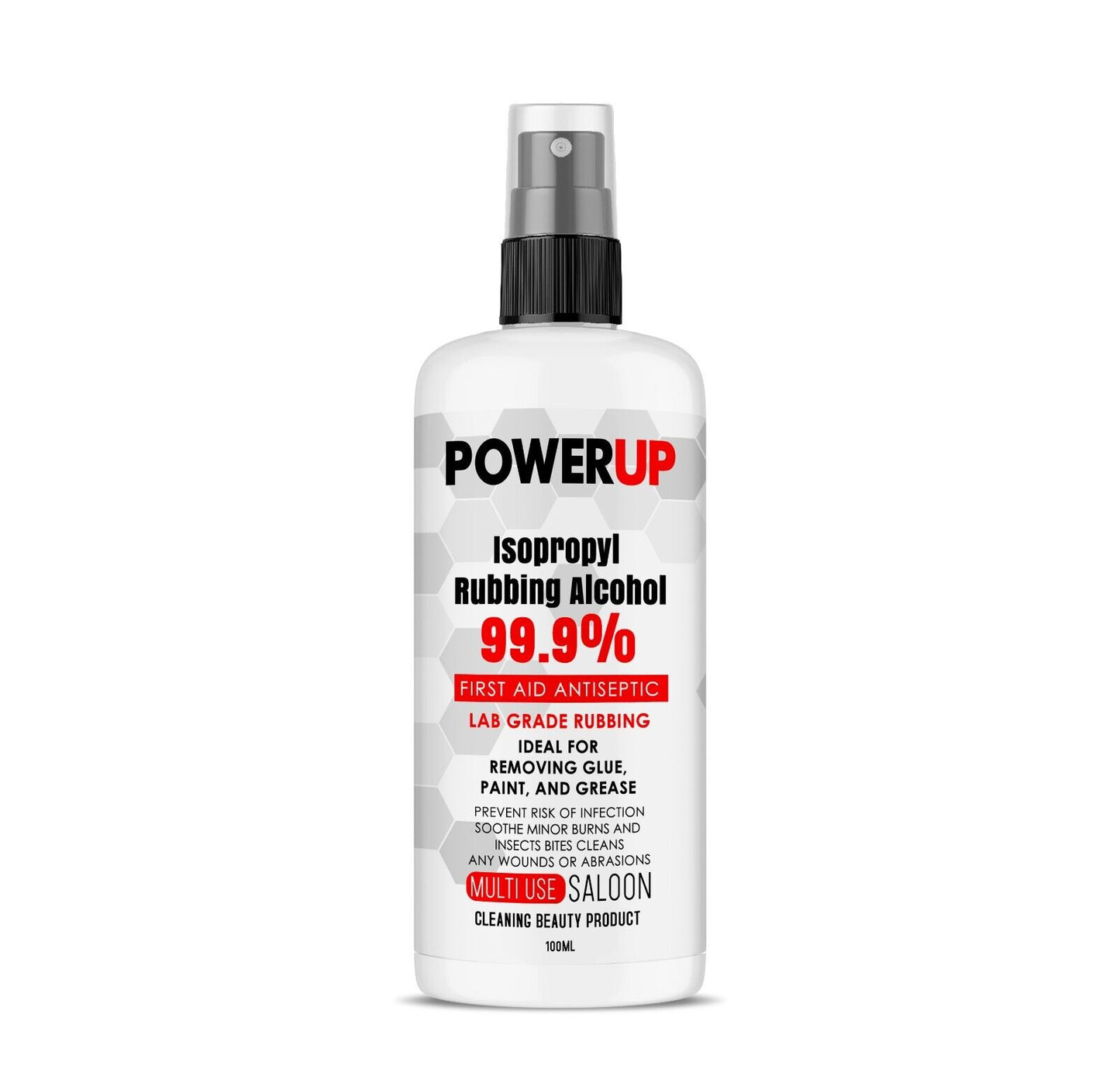 POWER UP ISOPROPYL ALCOHOL RUBBING IPA ISOPROPANOL 99.9% Fast Dispatch UK