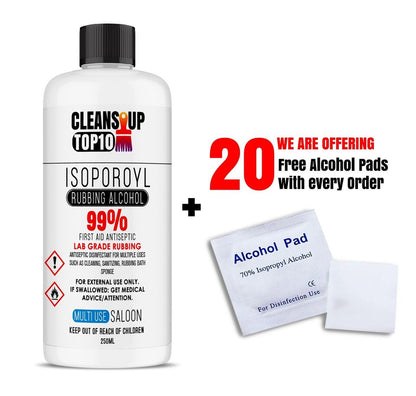 Clean Up 99% Rubbing Alcohol Antiseptic Disinfectant with free Alcohol Pad