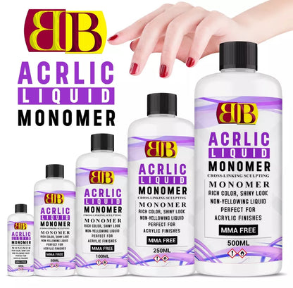 ACRYLIC LIQUID MONOMER ULTRA STRENGTH FOR ALL TYPE OF NAILS,PERFECT FINISHING UK