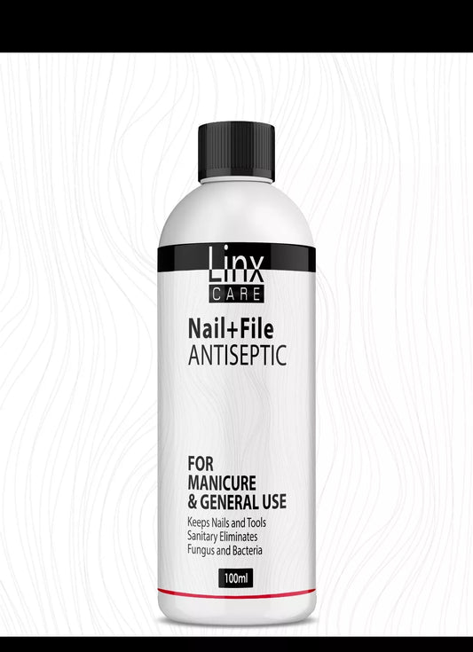 LINX NAIL FILE ANTISEPTIC AGAINST FUNGUS AND MICRO ORGANISMS 100ML CAP