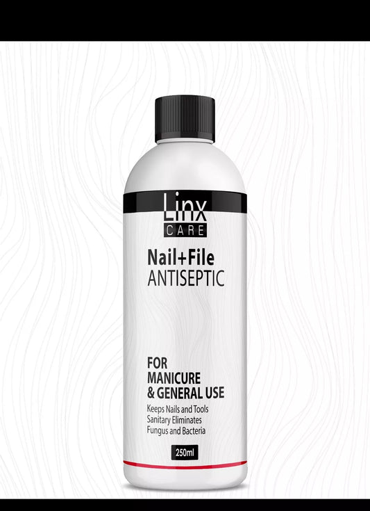 LINX NAIL FILE ANTISEPTIC AGAINST FUNGUS AND MICRO ORGANISMS 250ML CAP