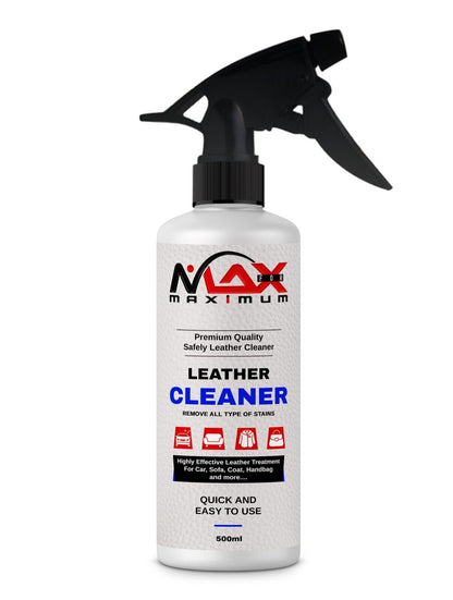 Maximum Leather Deep Cleanser For Car, Sofa, Coat, Handbag UK Fast Delivery