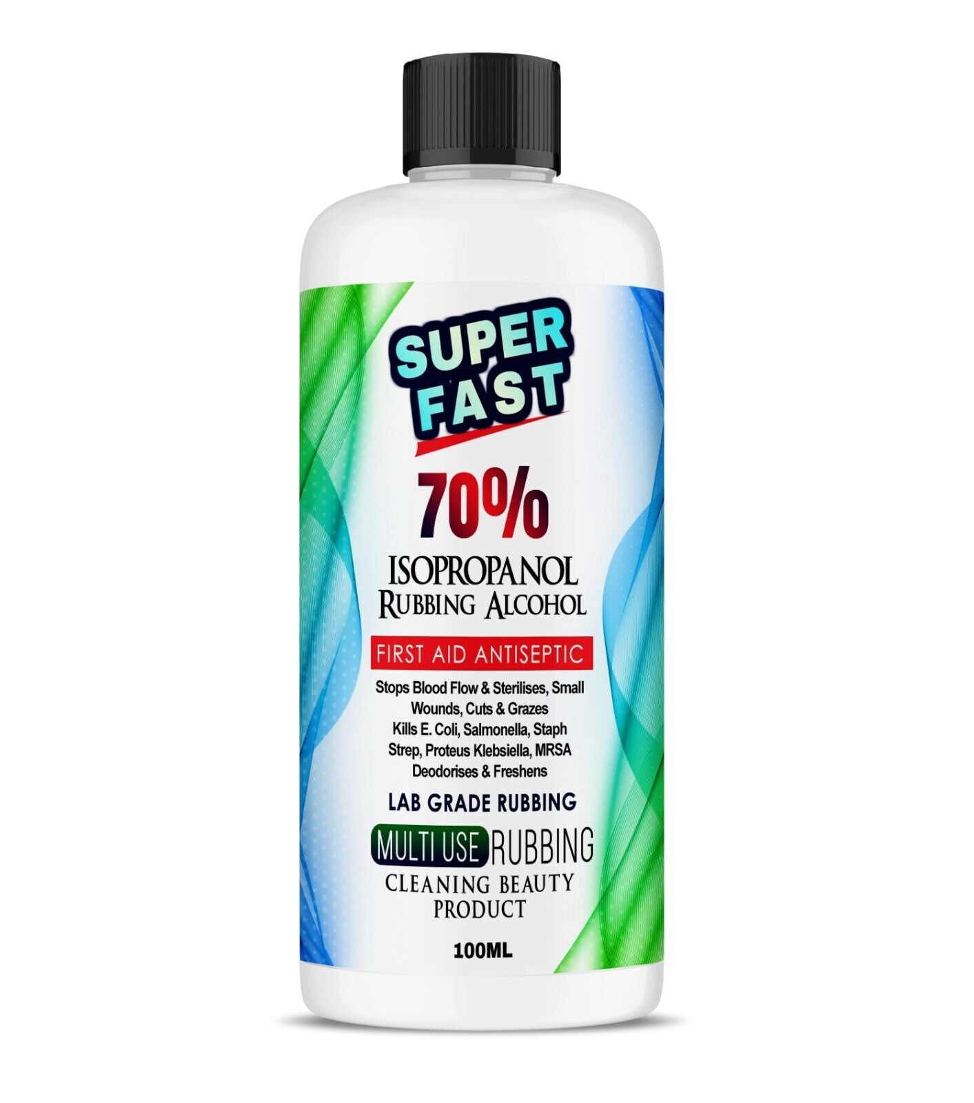 70% Rubbing Alcohol With Multiple Functions, Antiseptic 100ML CAP