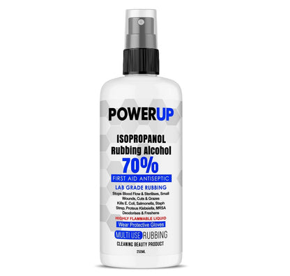 POWER UP ISOPROPYL ALCOHOL RUBBING IPA ISOPROPANOL 70% Fast Dispatch UK