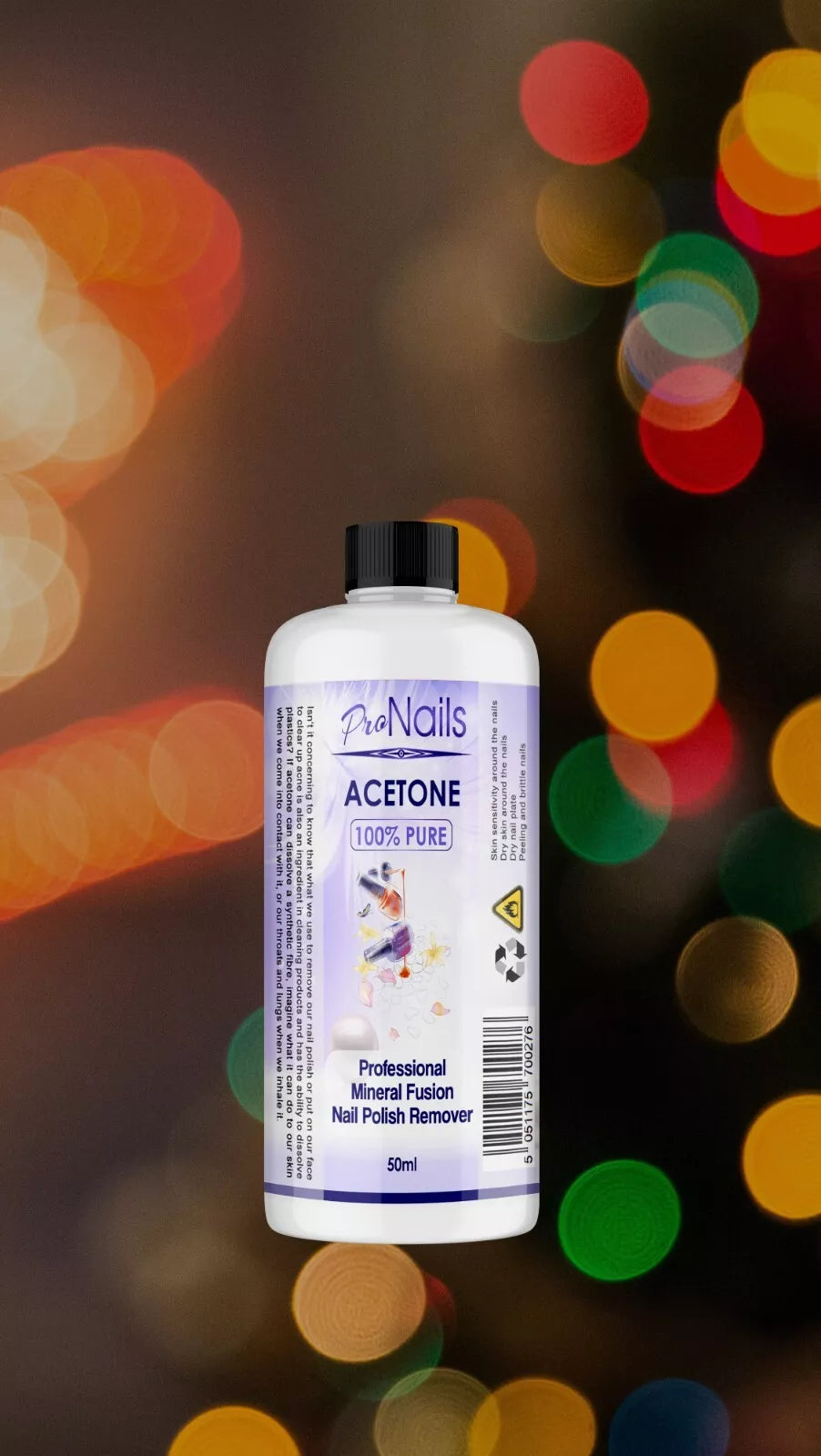 PRO NAILS ACETONE NAIL POLISH REMOVER FAST DELIVERY UK 50ML