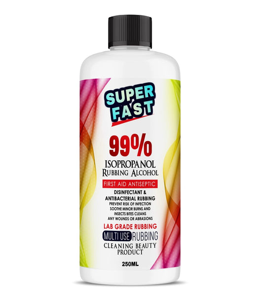 Pure 99% Rubbing Alcohol With Multiple Functions, Antiseptic 250ML CAP