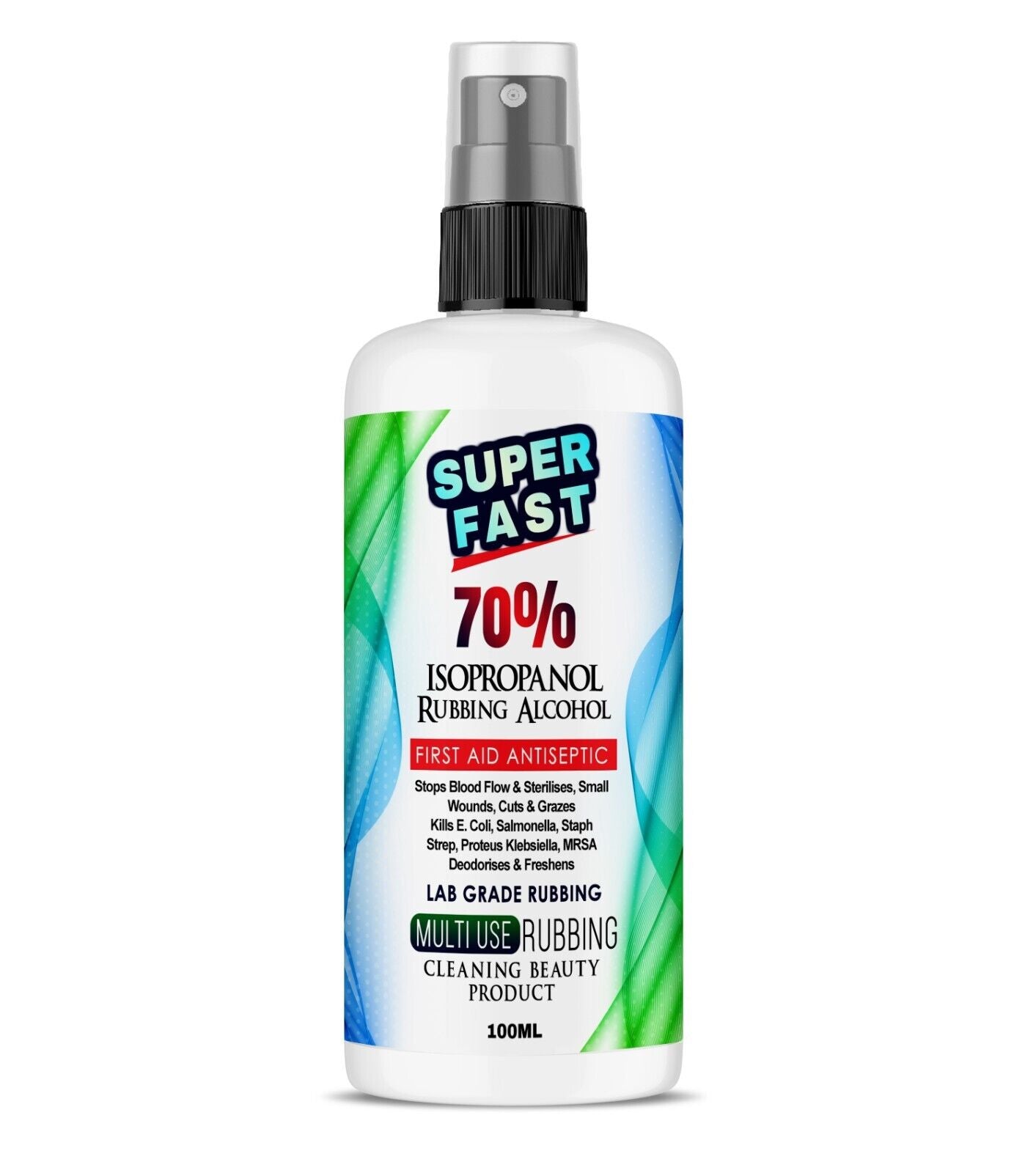 70% Rubbing Alcohol ,Multi use cleaner, Disinfectant and Antiseptic UK