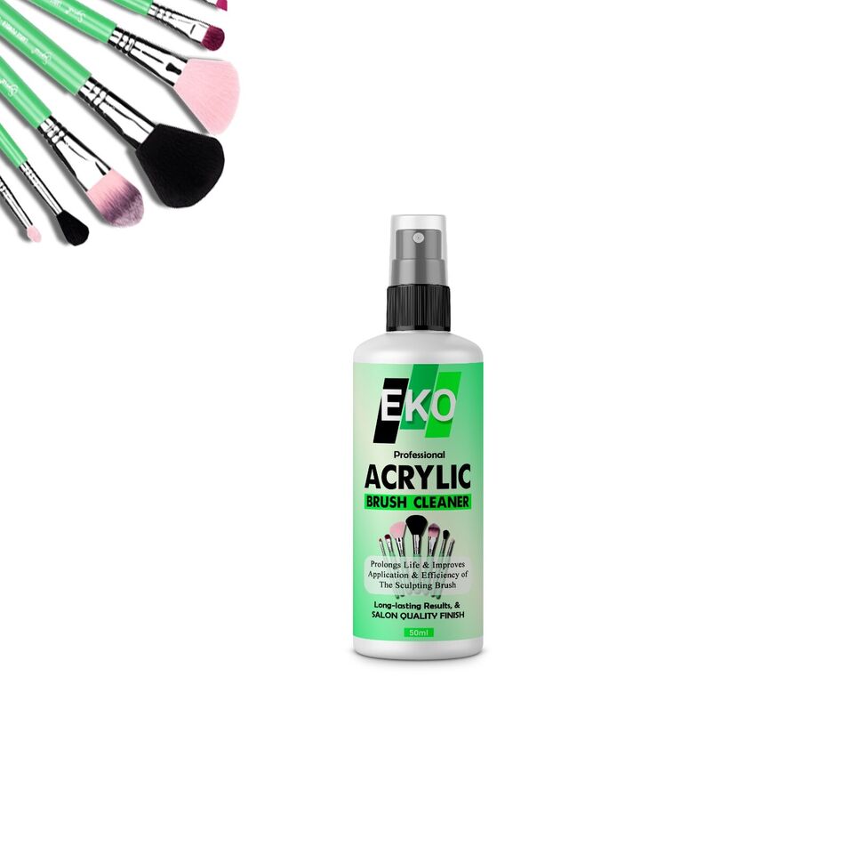 Professional Acrylic Makeup Brush Cleaner - Sterilizing Liquid UK - 250ml