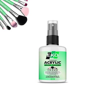 Professional Acrylic Makeup Brush Cleaner - Sterilizing Liquid UK Fast Delivery