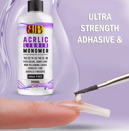 ACRYLIC LIQUID MONOMER ULTRA STRENGTH FOR ALL TYPE OF NAILS,PERFECT FINISHING UK