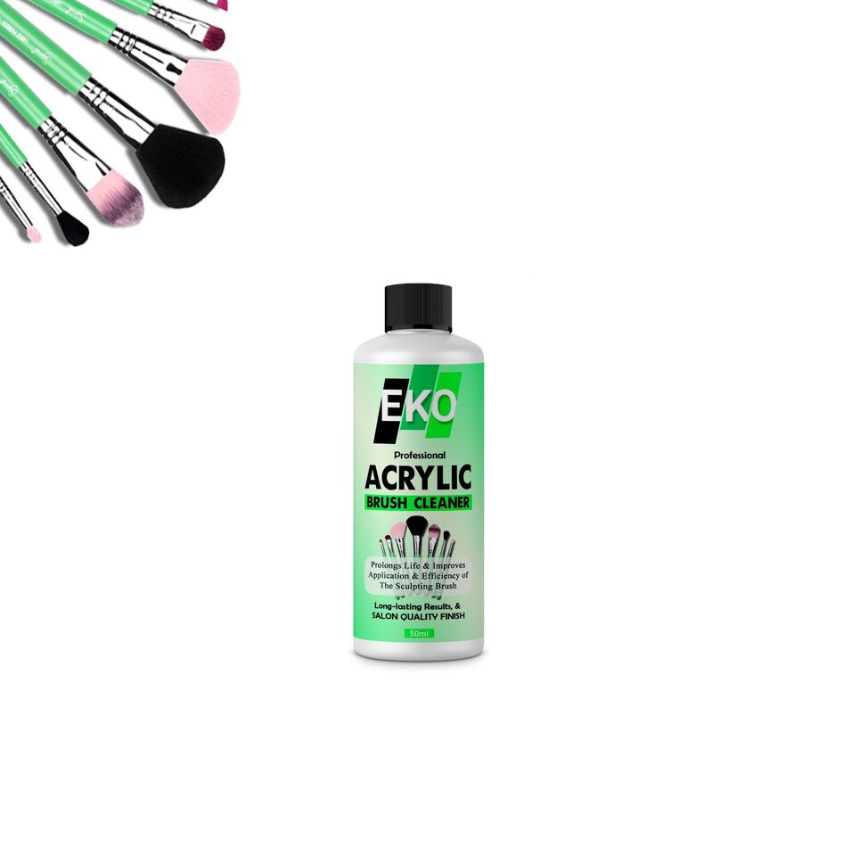 Professional Acrylic Makeup Brush Cleaner - Sterilizing Liquid UK - 250ml