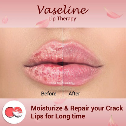 VASELINE LIPS BALM THERAPY PETEROLEUM JELLY FOR MOISTURIZE DRY AND CRACKED LIPS