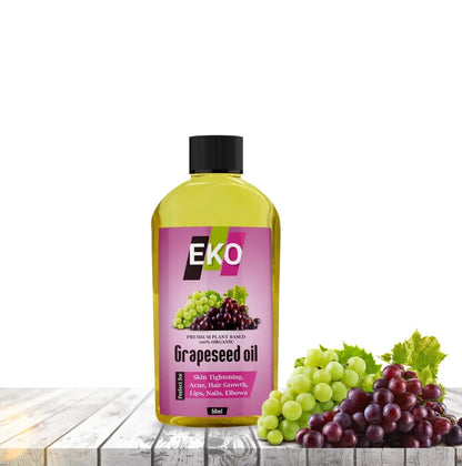 100% Pure Grape Seed Oil Cold Pressed Unrefined, Organic, Pure & Natural ✅