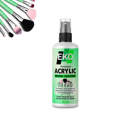 Professional Acrylic Makeup Brush Cleaner - Sterilizing Liquid UK Fast Delivery