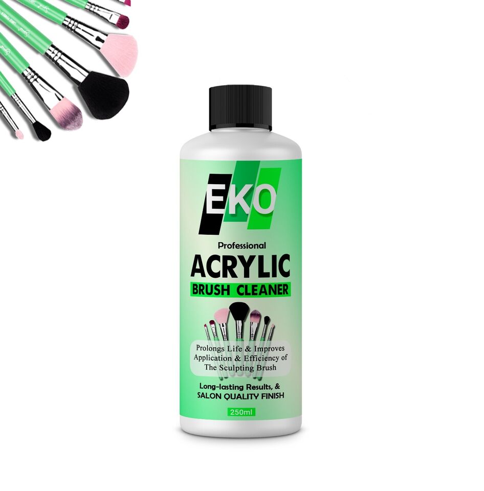 Professional Acrylic Makeup Brush Cleaner - Sterilizing Liquid UK Fast Delivery