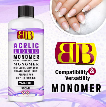 ACRYLIC LIQUID MONOMER ULTRA STRENGTH FOR ALL TYPE OF NAILS,PERFECT FINISHING UK