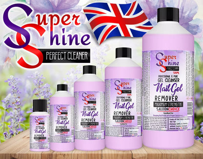 SUPER SHINE GEL REMOVER FOR NAIL POLISH AND STICKY RESIDUE FAST DELIVERY UK